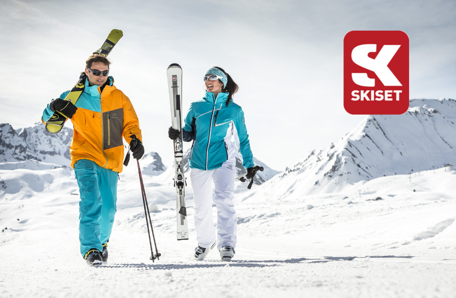 Jusqu'à 50% de remise sur votre matériel de ski SKISET+ 10% supplémentaires avec code promo