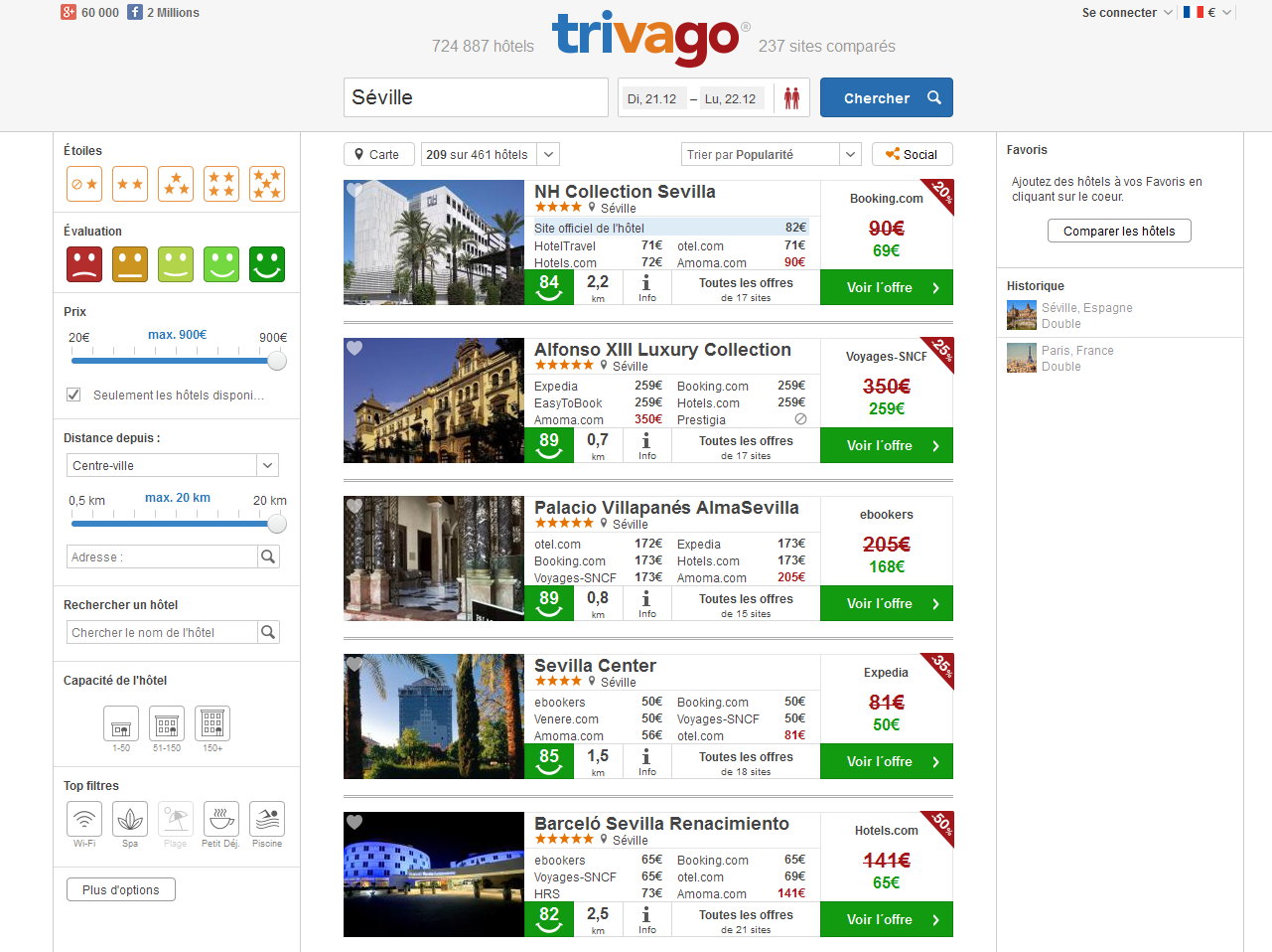 Bon plan A la recherche d'un hôtel? Comparez les prix pour trouver le meilleur choix!